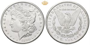 Dollar 1880 S. Prakteksemplar/choice. DMPL