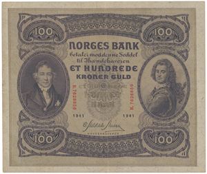100 kroner 1941. B.7628856