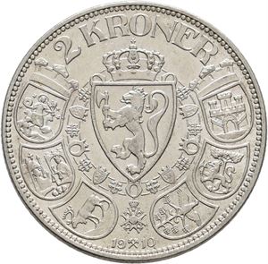2 kroner 1910, lite kanthakk
