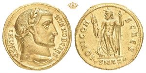 Maximinus II. As Caesar, AD 305-309. AV aureus (19 mm; 5,23 g)