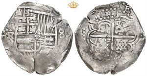 Philip IV 1621-1665, 8 reales cob, Potosi. Guardein (F)?R