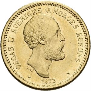 Oskar II, 10 kronor 1873