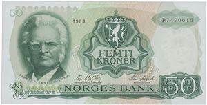 50 kroner 1983. P7470615.