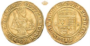 Half sovereign u.år/n.d. (5,54 g). Tower mint, preget 1550-1553