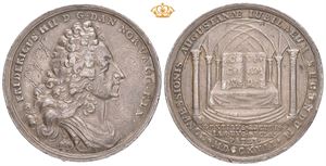 Frederik IV. Reformasjonsfesten 1717. Berg. Sølv