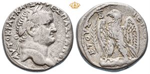 SYRIA, Seleucis and Pieria. Antioch. Vespasian, AD 69-79. AR tetradrachm (14,57 g).