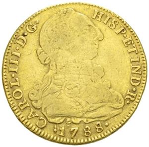 Carl III, 8 escudos 1788.