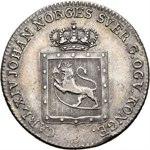 CARL XIV JOHAN 1818-1844, KONGSBERG. 24 skilling 1819