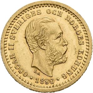 OSKAR II 1872-1907. 5 kronor 1899