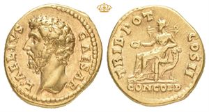 Aelius. Caesar, AD 136-138. AV aureus (18 mm; 6,89 g)