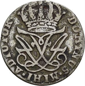 FREDERIK IV 1699-1730. KONGSBERG. 12 skilling 1723. S.7