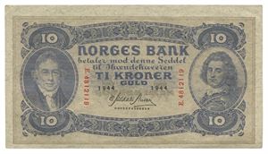 10 kroner 1944. E4812119