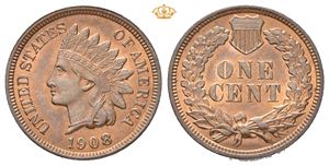 1 cent 1908