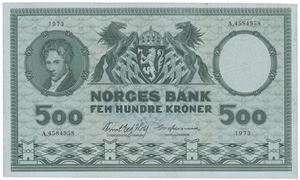 500 kroner 1973. A.4584958