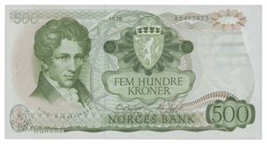 500 kroner 1978. A0462873