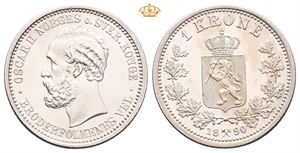 Norway. 1 krone 1890
