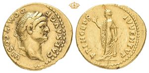 Domitian. As Caesar, AD 69-81. AV aureus (20 mm; 7,26 g)