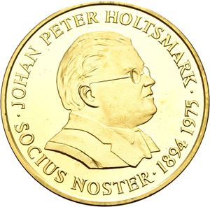 Johan Peter Holtsmark 1996. Rise. Forgylt sølv. 35 mm
