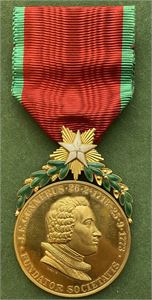 Gunnerusmedaljen med agraff 1933-1992. Rui. Gull. 35 mm