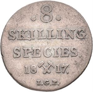 Carl XIII, 8 skilling 1817