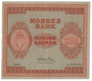100 kroner 1945. A2951060