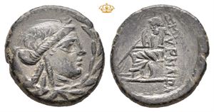 IONIA, Smyrna. Circa 75-50 BC. Æ (23 mm; 7,12 g)