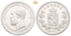 Norway. 1 krone 1877