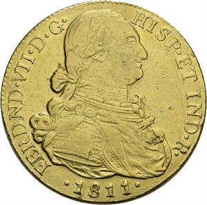Ferdinand VII, 8 escudos 1811 NR