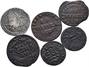 Lot with russian coins