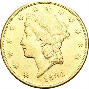20 dollar 1894 S