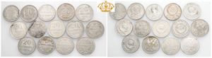 Lott 14 stk. 20 kopek 1869-1939
