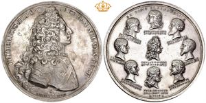 Oldenburg Royal House. Silver medallion, undated (1706)