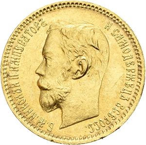 Nikolai II, 5 rubel 1901