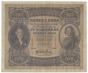 100 kroner 1944. C5278288