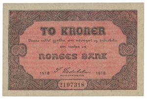 2 kroner 1918. 2197318