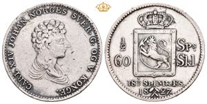 1/2 speciedaler 1827