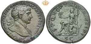 Æ Sestertius, AD 108-109/110