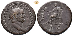 Vespasian. AD 69-79. Æ sestertius (25,19 g).