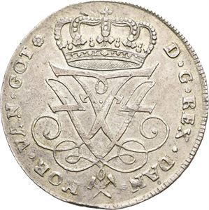 FREDERIK IV 1699-1730 4 mark 1726. S.4