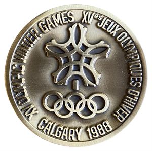 Calgary 1988 deltagermedalje. Bronse/bronze