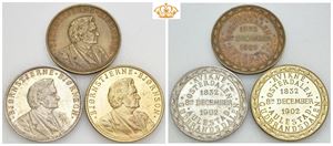 Bjørnstjerne Bjørnson. Sølv, bronse og forgylt bronse 35 mm