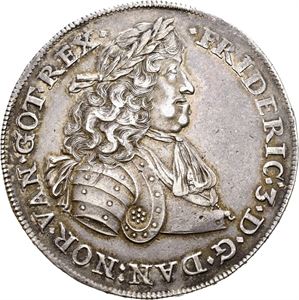 Frederik III 1648-1670. Speciedaler 1666. S.19