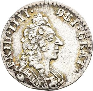 FREDERIK IV 1699-1730 8 skilling 1702. S.7