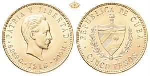 5 pesos 1916