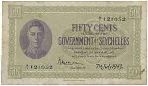 50 Cents 1943 S/N A/1 121052.