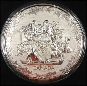 OL Vancouver 2010. 250 dollar 2007 (1 kg. sølv)