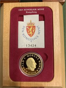 1500 kroner 1993. OL mynt nr.4