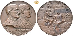 Sulitjelmamedaljen 1916. Bronse. 60 mm