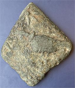 LATIUM, Rome. Circa 260-240 BC. Fragment (1/3-1/2) of Æ aes signatum (720 g).