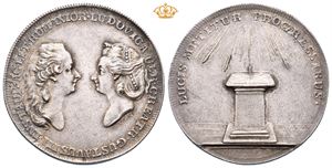 Gustav III. Kongelige Vitterhets Historie og Antiqvitets Akademiet. Fehrman. Sølv. 32 mm